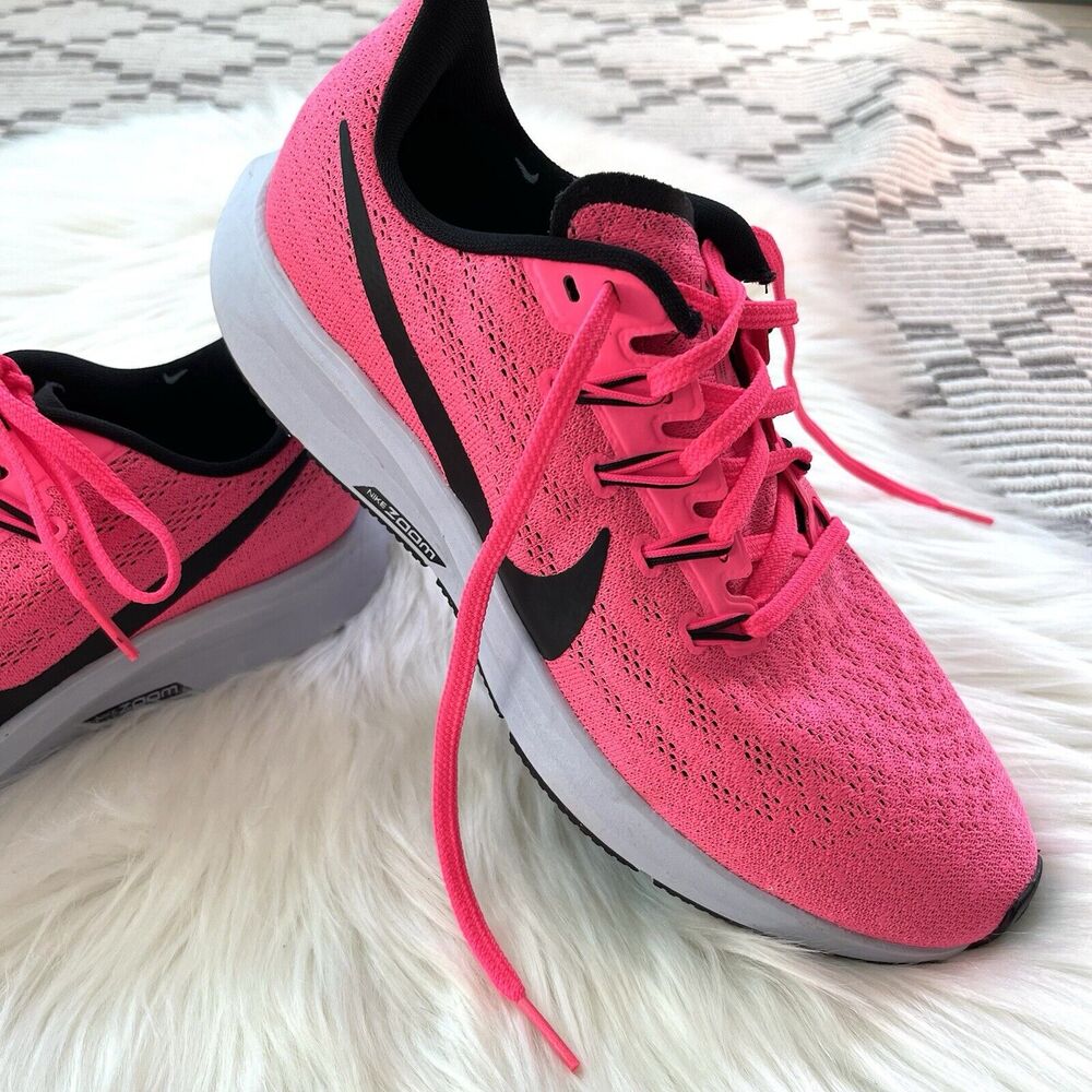 Size 9- Nike Air Zoom Pegasus 36 Hyper Pink/Black Women’s Running Shoes